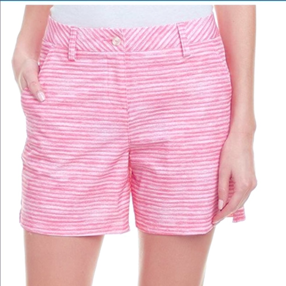 Puma Womens 5” Printed Golf Shorts Shocking Pink